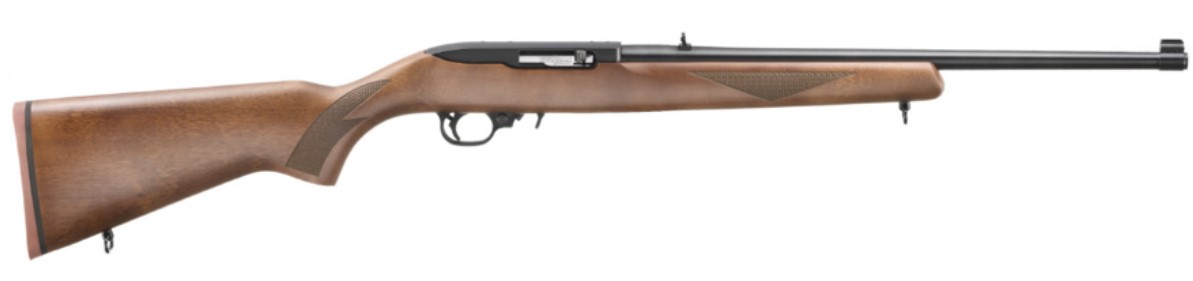 RUGER 10/22 SPORTER 75TH 22LR 18.5IN BARREL 10RD WALNUT STAINED HARDWOOD BLACK 31375 - 556 Black Friday Promotion